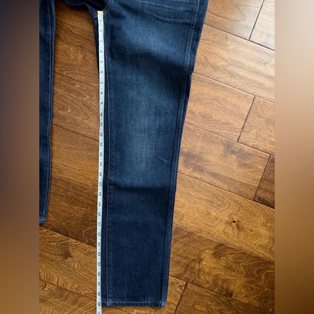 J Crew Jeans Womens 27 Dark Blue 10" Vintage Straight 27x28 - Picture 5 of 10